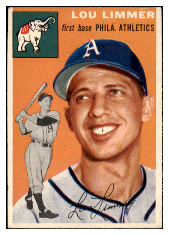 1954 Topps Baseball #232 Lou Limmer A's EX-MT 455737