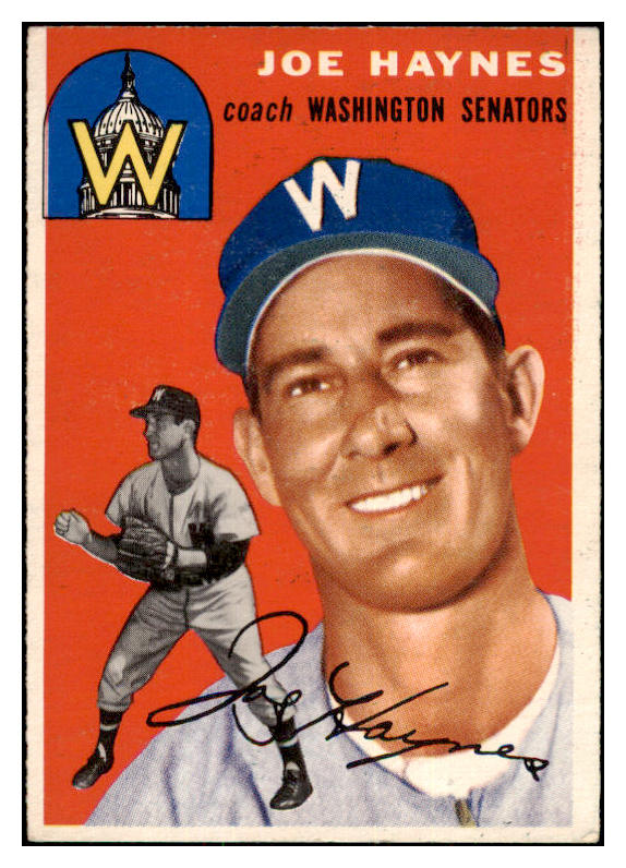 1954 Topps Baseball #223 Joe Haynes Senators EX-MT 455751