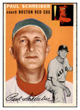 1954 Topps Baseball #217 Paul Schreiber Red Sox NR-MT 455762