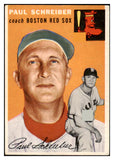 1954 Topps Baseball #217 Paul Schreiber Red Sox EX-MT 455763