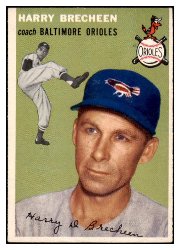 1954 Topps Baseball #203 Harry Brecheen Orioles EX-MT 455786