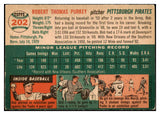 1954 Topps Baseball #202 Bob Purkey Pirates EX-MT 455790
