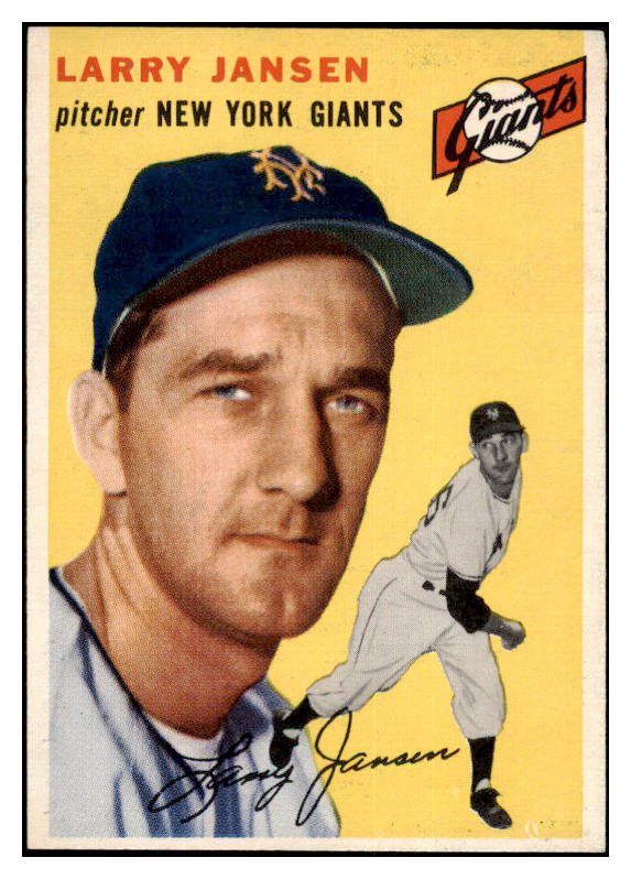 1954 Topps Baseball #200 Larry Jansen Giants NR-MT 455792