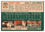 1954 Topps Baseball #194 Bill Sarni Cardinals EX-MT 455803