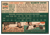 1954 Topps Baseball #189 Bob Ross Senators EX-MT 455813