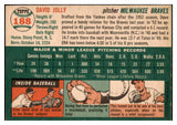 1954 Topps Baseball #188 Dave Jolly Braves EX-MT 455817