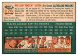 1954 Topps Baseball #178 Bill Glynn Indians EX-MT 455836