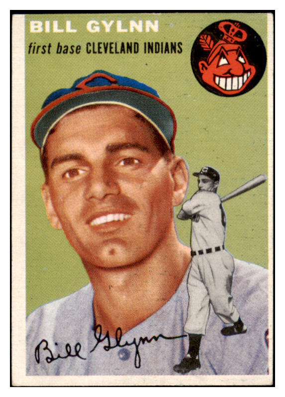 1954 Topps Baseball #178 Bill Glynn Indians EX-MT 455837