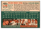 1954 Topps Baseball #178 Bill Glynn Indians EX-MT 455837