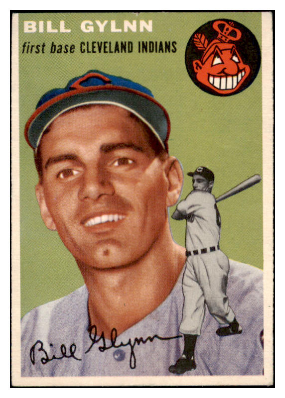 1954 Topps Baseball #178 Bill Glynn Indians EX-MT 455838