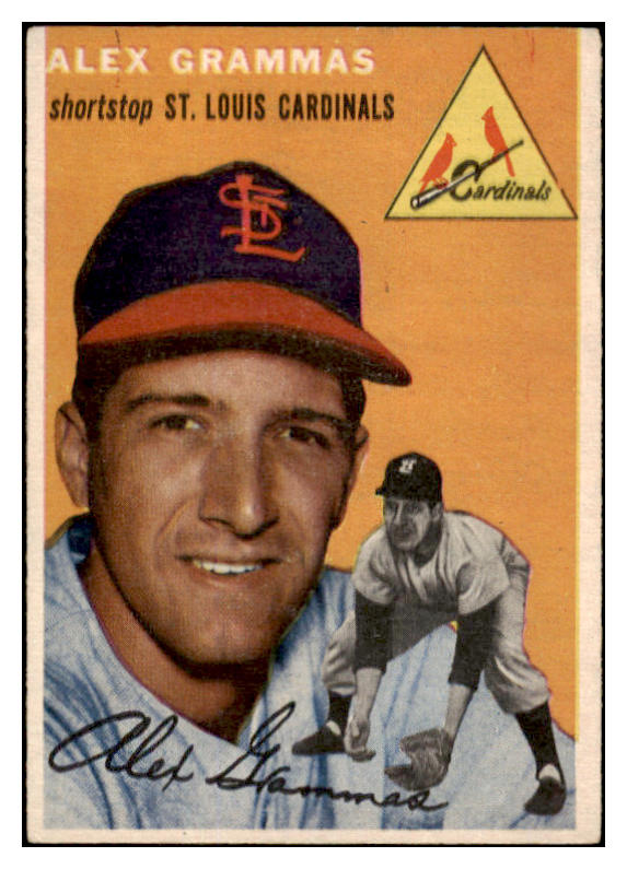 1954 Topps Baseball #151 Alex Grammas Cardinals EX-MT 455876