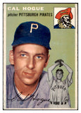 1954 Topps Baseball #134 Cal Hogue Pirates EX-MT 455908