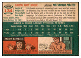 1954 Topps Baseball #134 Cal Hogue Pirates EX-MT 455909