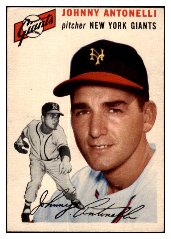 1954 Topps Baseball #119 Johnny Antonelli Giants EX-MT 455935