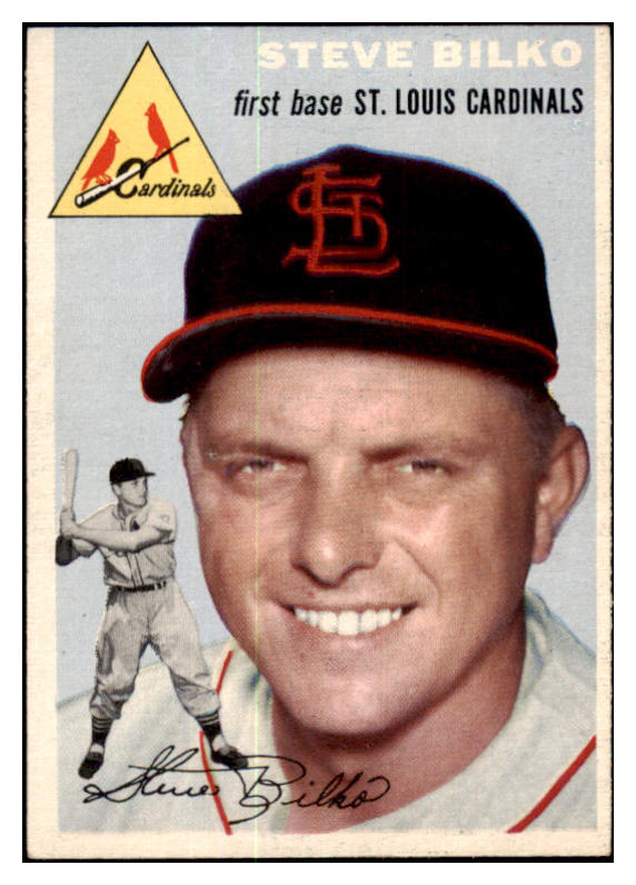 1954 Topps Baseball #116 Steve Bilko Cardinals EX-MT 455941