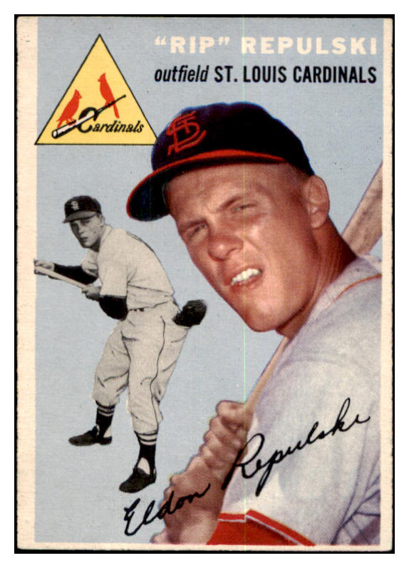 1954 Topps Baseball #115 Rip Repulski Cardinals EX-MT 455944