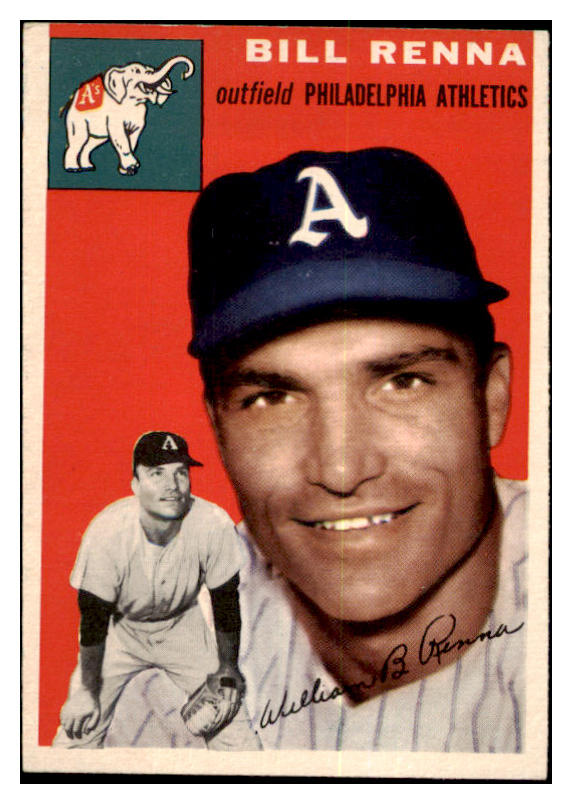 1954 Topps Baseball #112 Bill Renna A's NR-MT 455952