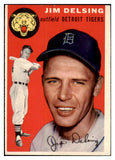 1954 Topps Baseball #111 Jim Delsing Tigers EX-MT 455954