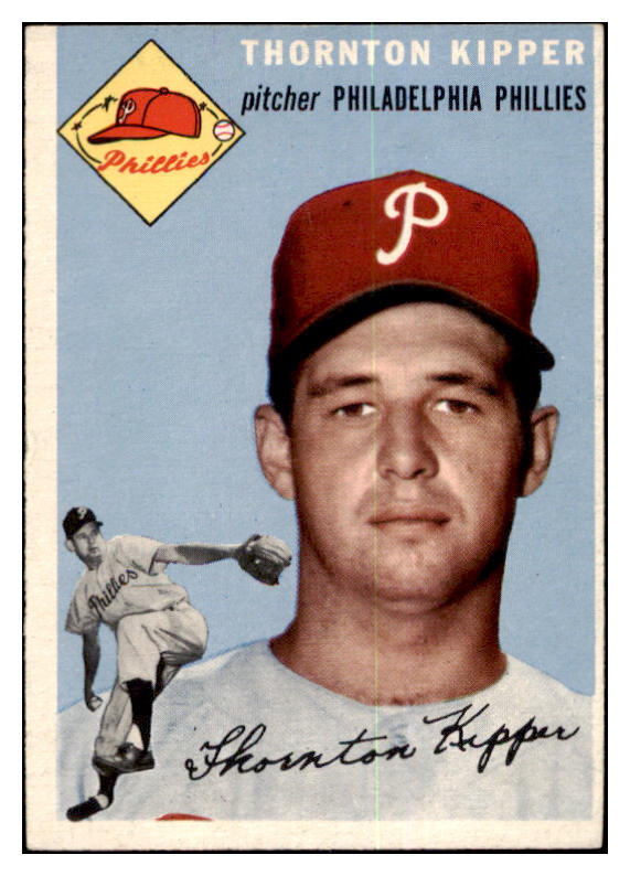 1954 Topps Baseball #108 Thornton Kipper Phillies EX-MT 455961