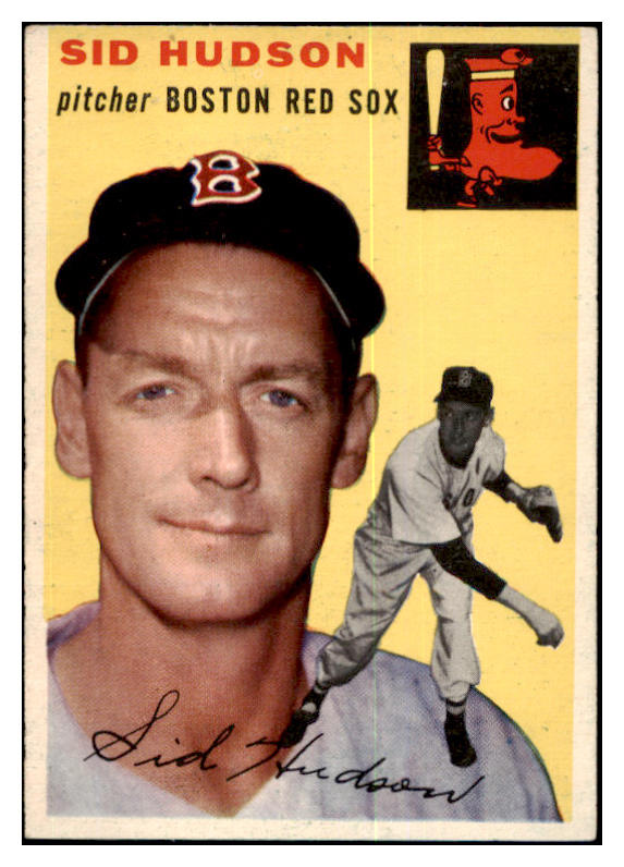 1954 Topps Baseball #093 Sid Hudson Red Sox NR-MT 455981