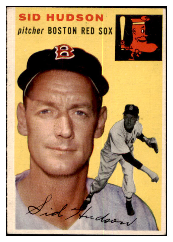 1954 Topps Baseball #093 Sid Hudson Red Sox EX-MT 455982