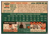 1954 Topps Baseball #093 Sid Hudson Red Sox EX-MT 455983