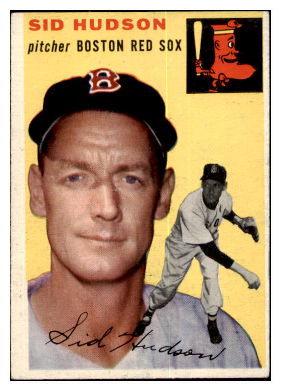 1954 Topps Baseball #093 Sid Hudson Red Sox EX-MT 455985