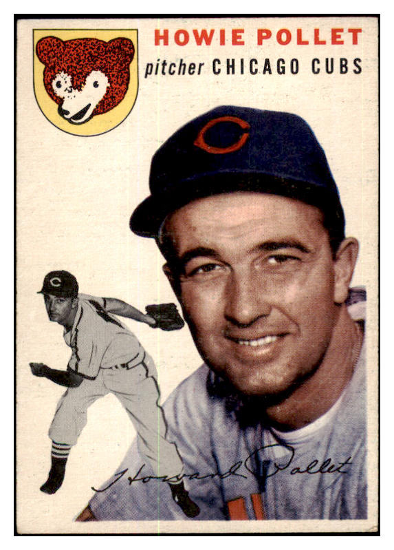 1954 Topps Baseball #089 Howie Pollet Cubs EX-MT 455990