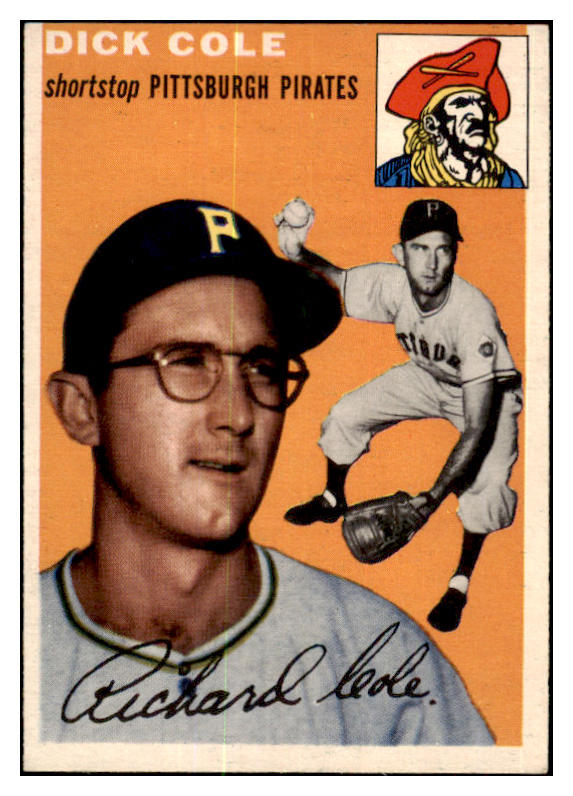 1954 Topps Baseball #084 Dick Cole Pirates NR-MT 455993