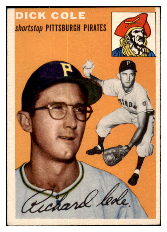 1954 Topps Baseball #084 Dick Cole Pirates EX-MT 455994