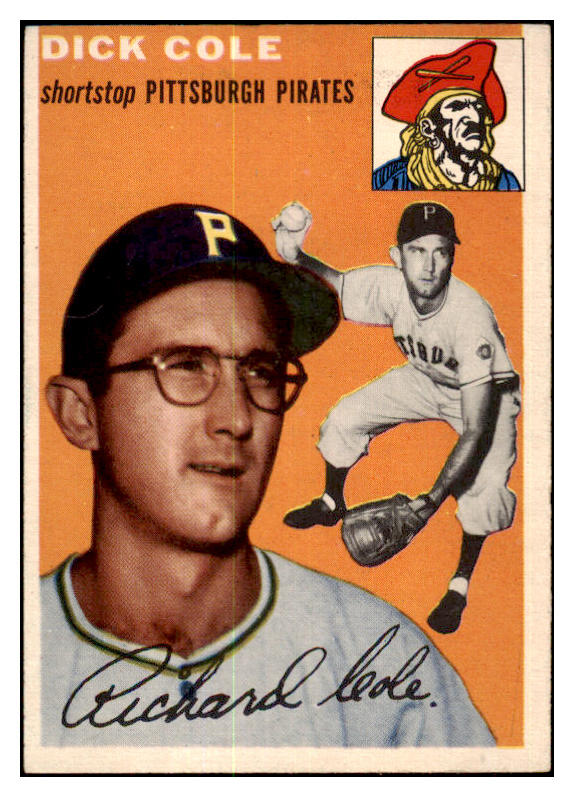 1954 Topps Baseball #084 Dick Cole Pirates EX-MT 455996