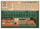 1954 Topps Baseball #084 Dick Cole Pirates EX-MT 455996