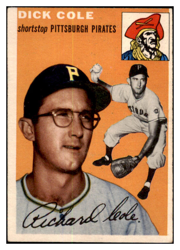 1954 Topps Baseball #084 Dick Cole Pirates EX-MT 455997