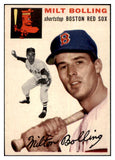 1954 Topps Baseball #082 Milt Bolling Red Sox NR-MT 456000