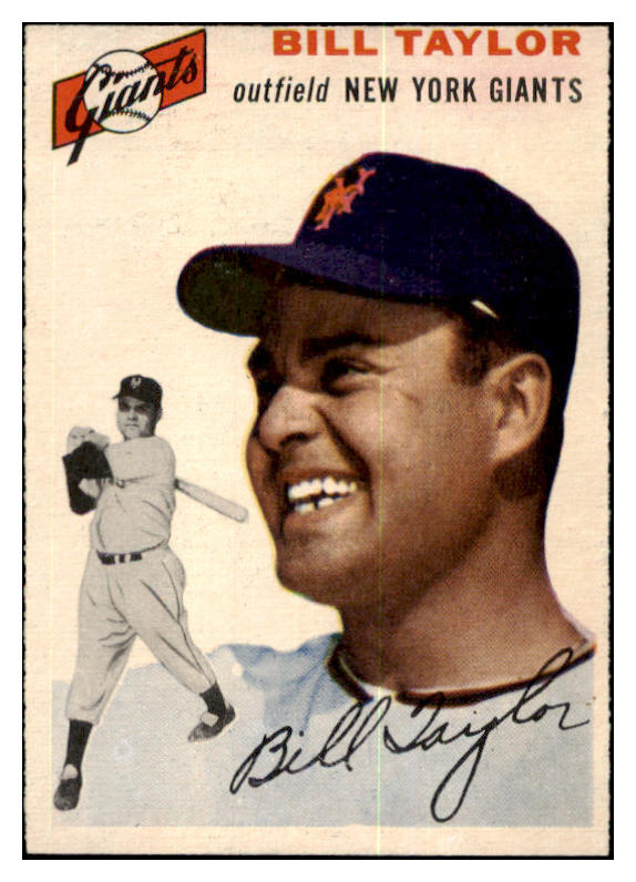 1954 Topps Baseball #074 Bill Taylor Giants NR-MT 456013