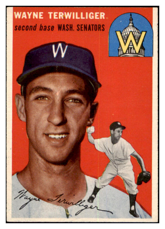 1954 Topps Baseball #073 Wayne Terwilliger Senators NR-MT 456014