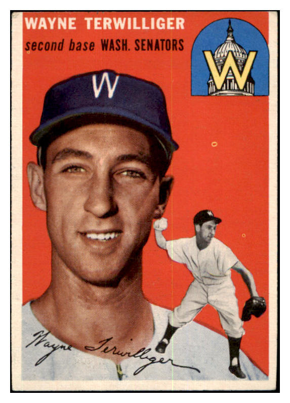 1954 Topps Baseball #073 Wayne Terwilliger Senators EX-MT 456015