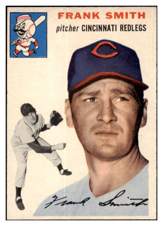 1954 Topps Baseball #071 Frank Smith Reds NR-MT 456016