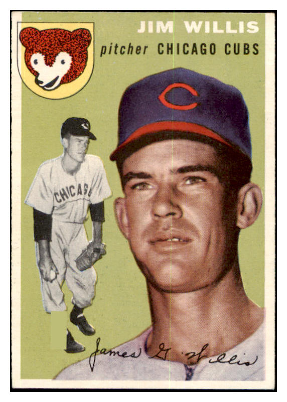 1954 Topps Baseball #067 Jim Willis Cubs NR-MT 456020