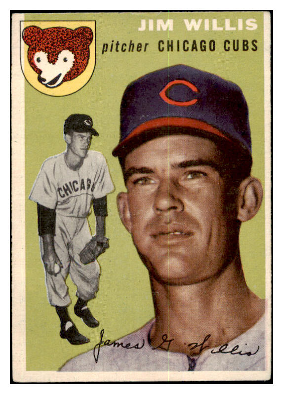 1954 Topps Baseball #067 Jim Willis Cubs EX-MT 456021