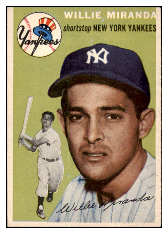 1954 Topps Baseball #056 Willie Miranda Yankees NR-MT 456036