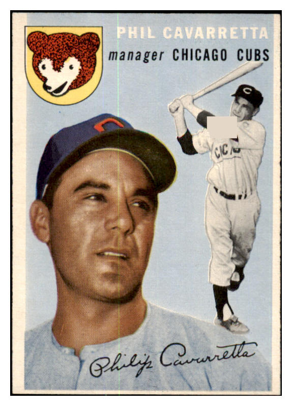 1954 Topps Baseball #055 Phil Cavarretta Cubs EX-MT 456039