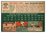 1954 Topps Baseball #051 Johnny Lindell Phillies EX-MT 456042