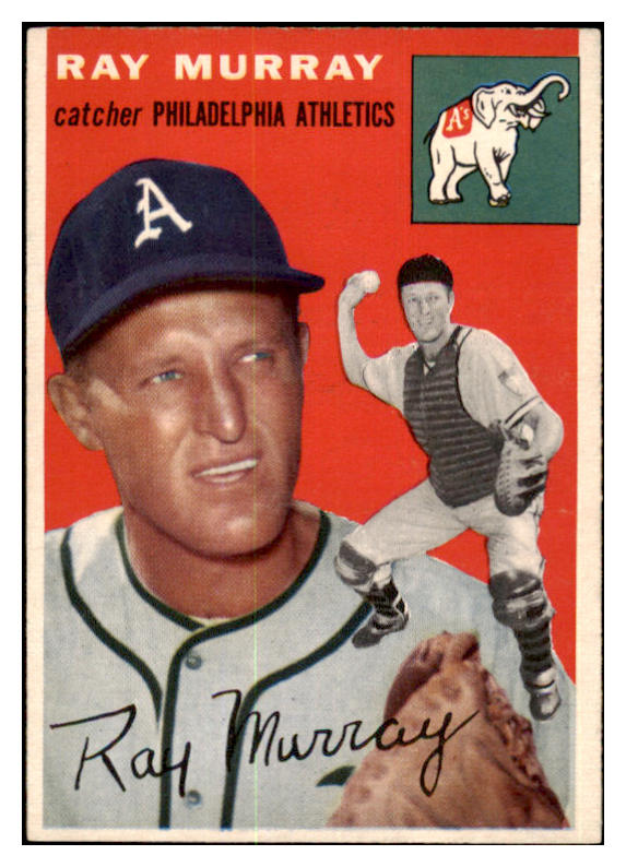 1954 Topps Baseball #049 Ray Murray A's EX-MT 456044
