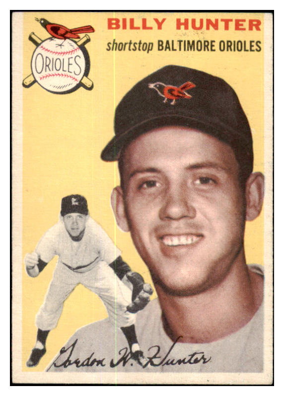1954 Topps Baseball #048 Billy Hunter Orioles EX-MT 456046