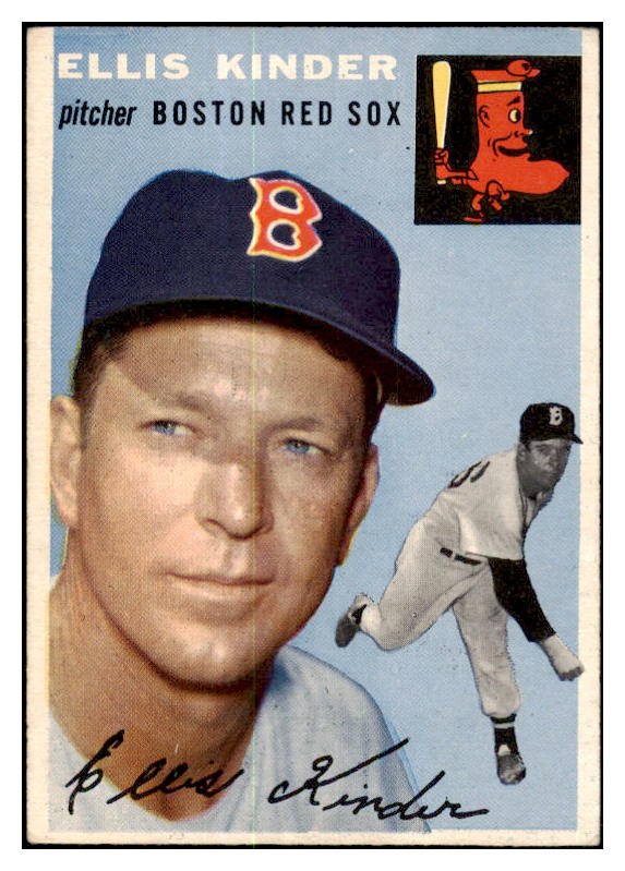 1954 Topps Baseball #047 Ellis Kinder Red Sox EX-MT 456048