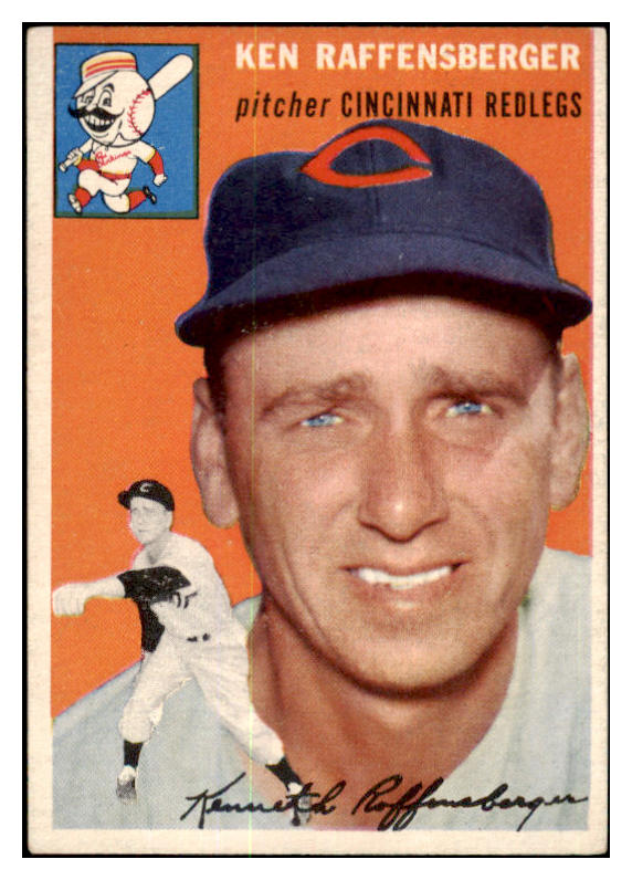 1954 Topps Baseball #046 Ken Raffensberger Reds EX-MT 456050