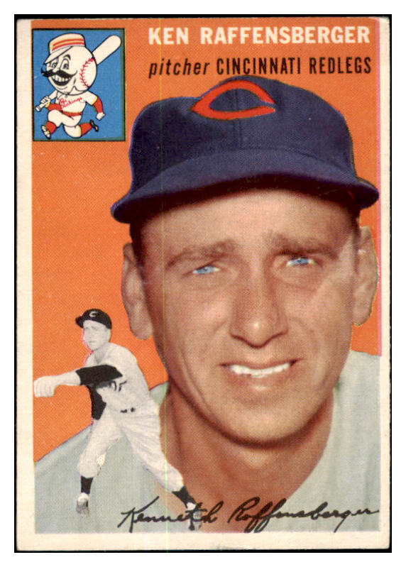 1954 Topps Baseball #046 Ken Raffensberger Reds EX-MT 456052