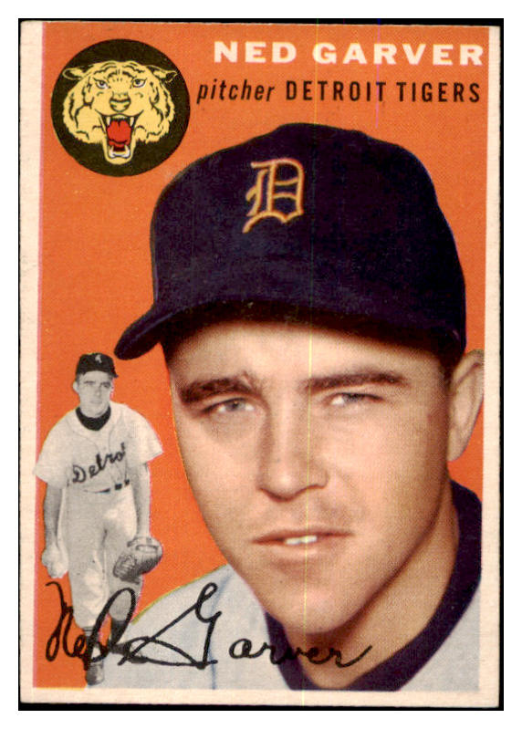 1954 Topps Baseball #044 Ned Garver Tigers NR-MT 456055