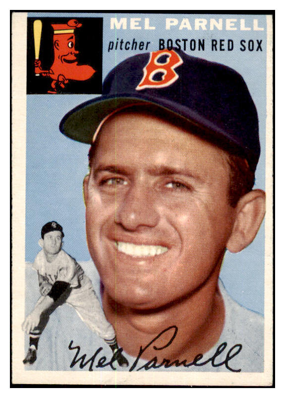 1954 Topps Baseball #040 Mel Parnell Red Sox NR-MT 456060